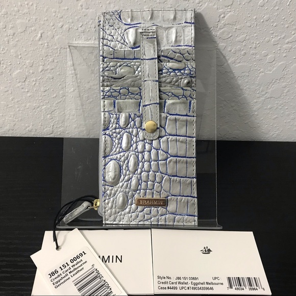 Brahmin EGGSHELL MELBOURNE Credit Card Wallet - Picture 3 of 6